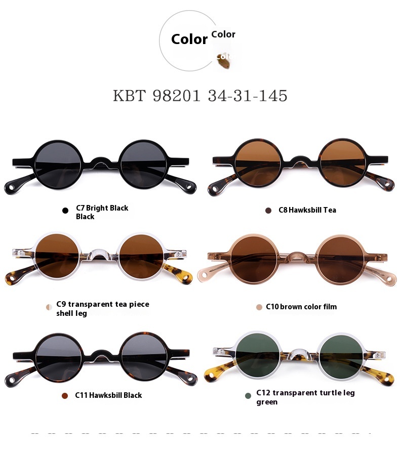 Title 6, Color Paillette Retro Sunglasses Polarized Plat...