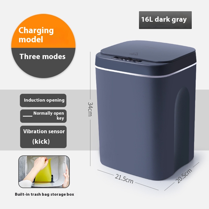 Dark Gray Rechargeable 16L