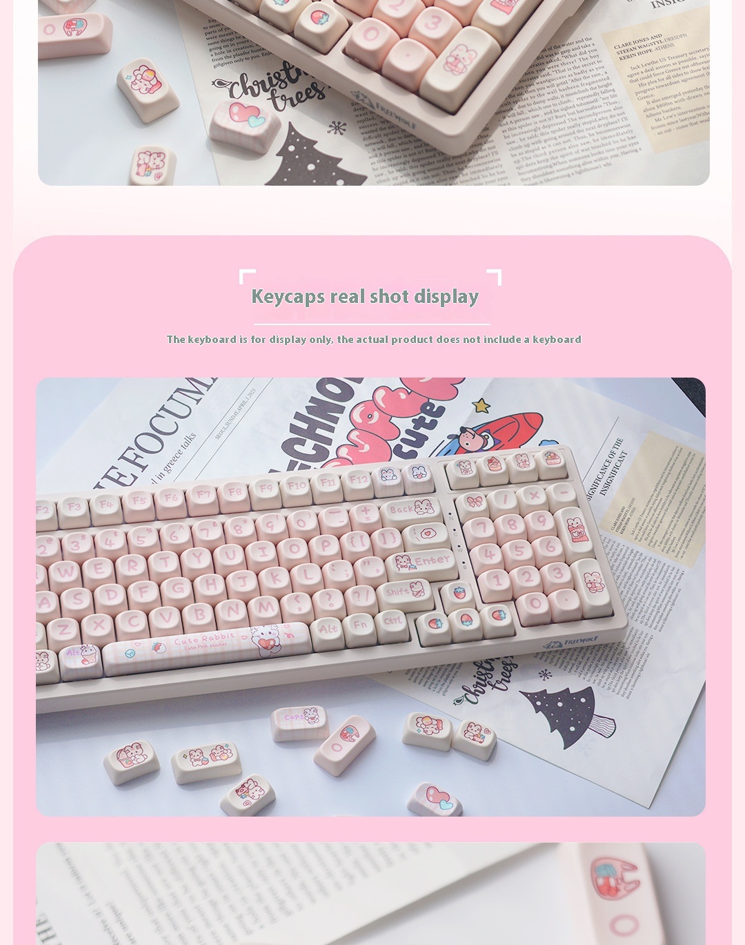 Title 1, Snack Bunny MOA Height PBT Key Cap