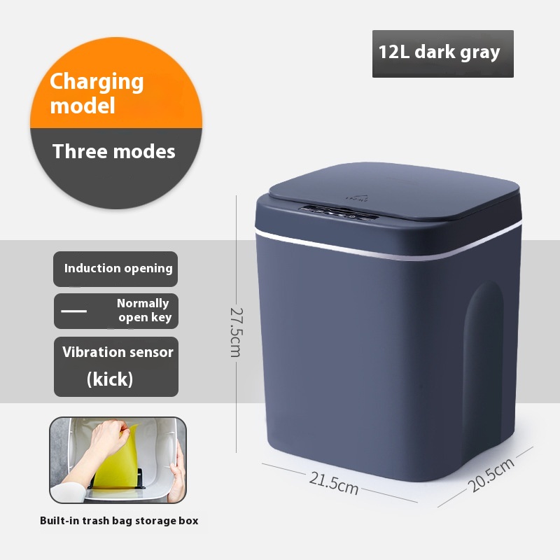 Dark Gray Rechargeable 12L