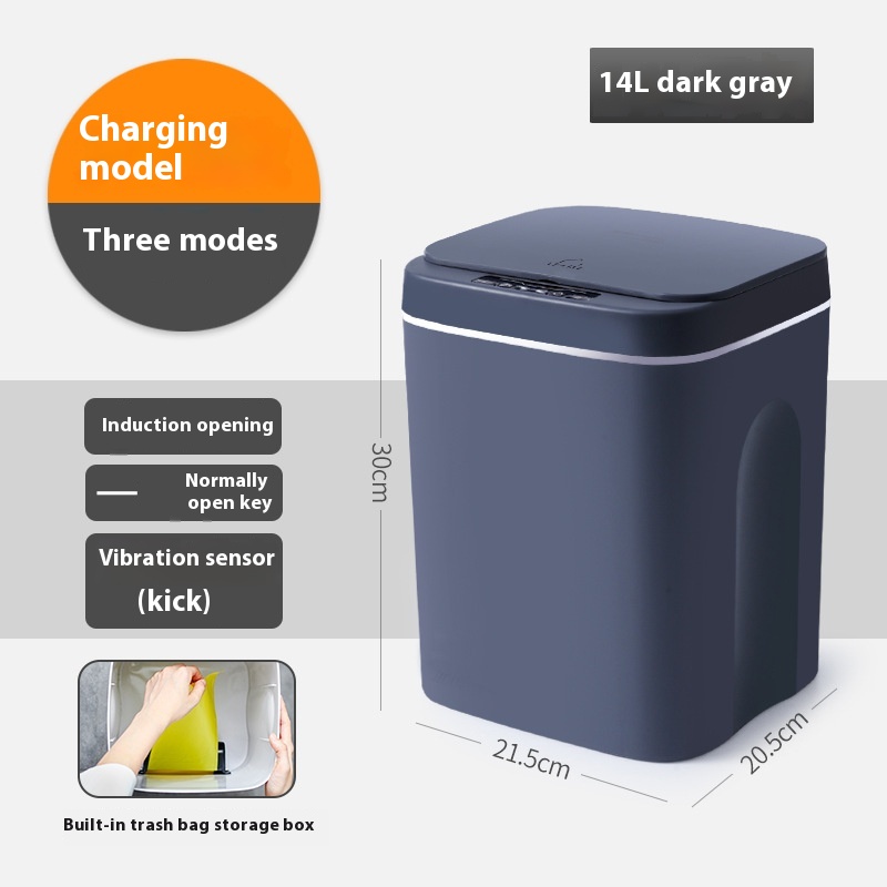 Dark Gray Rechargeable 14L