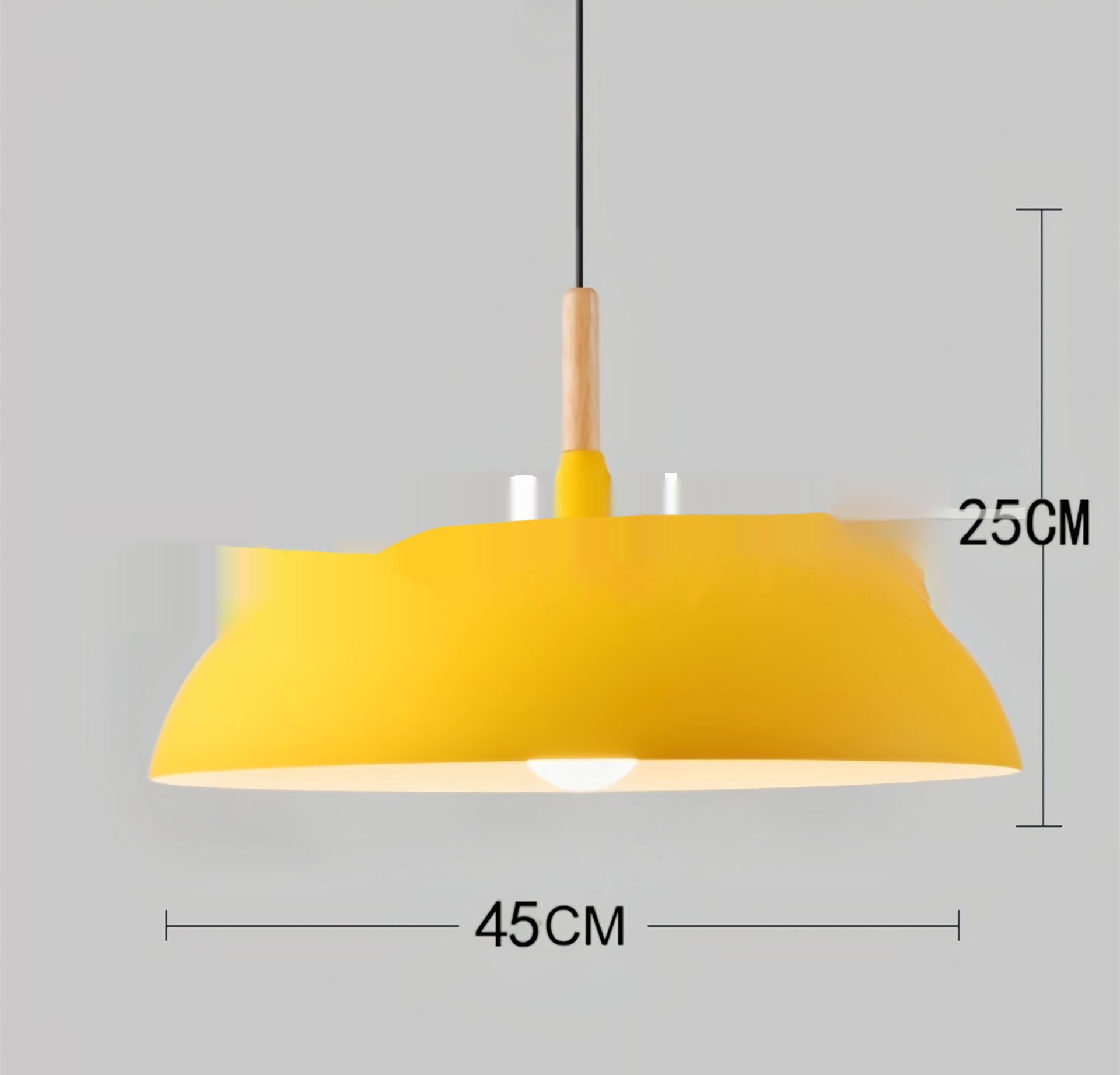 Matte Yellow 45CM