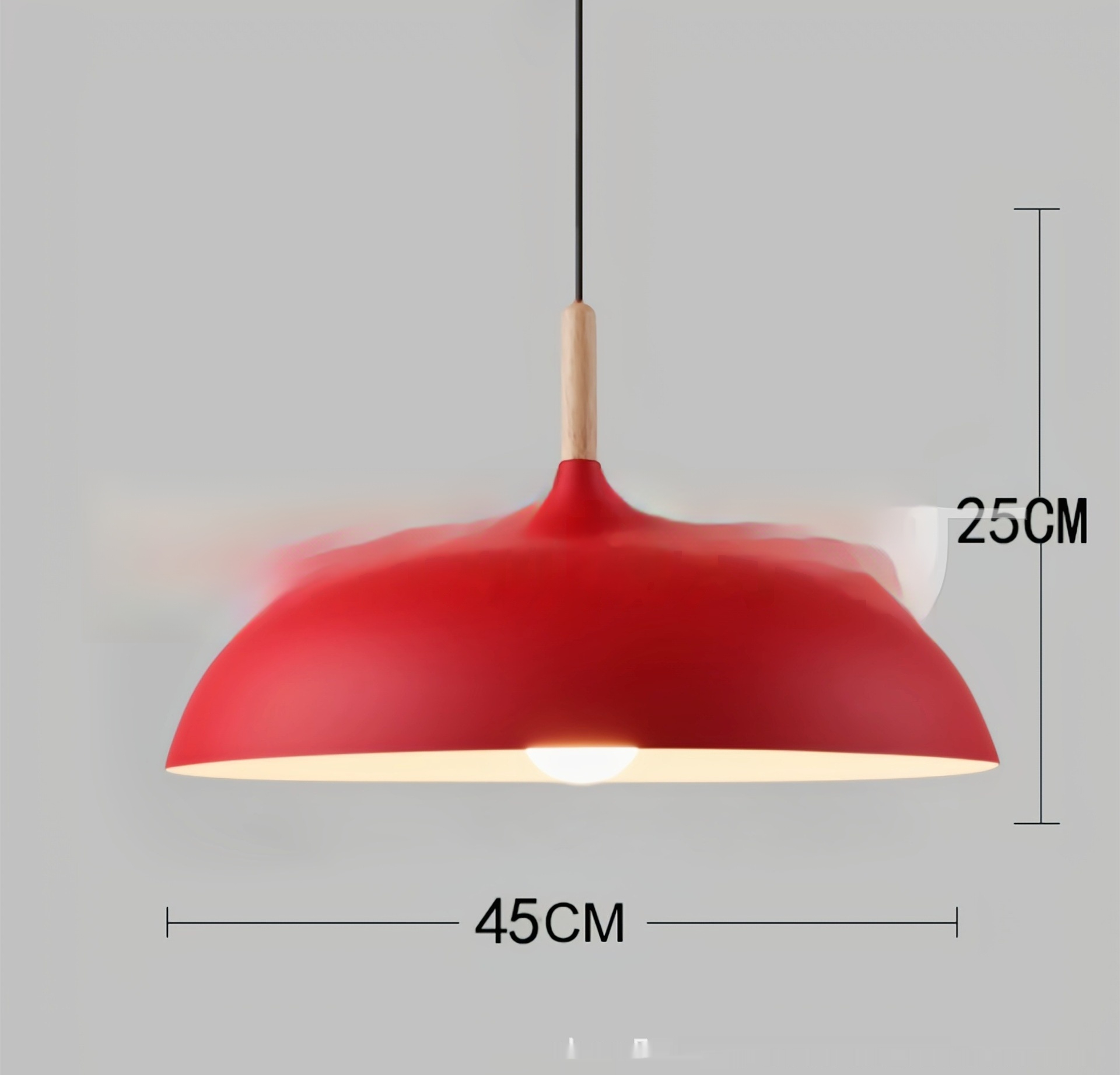 Matte Red 45CM