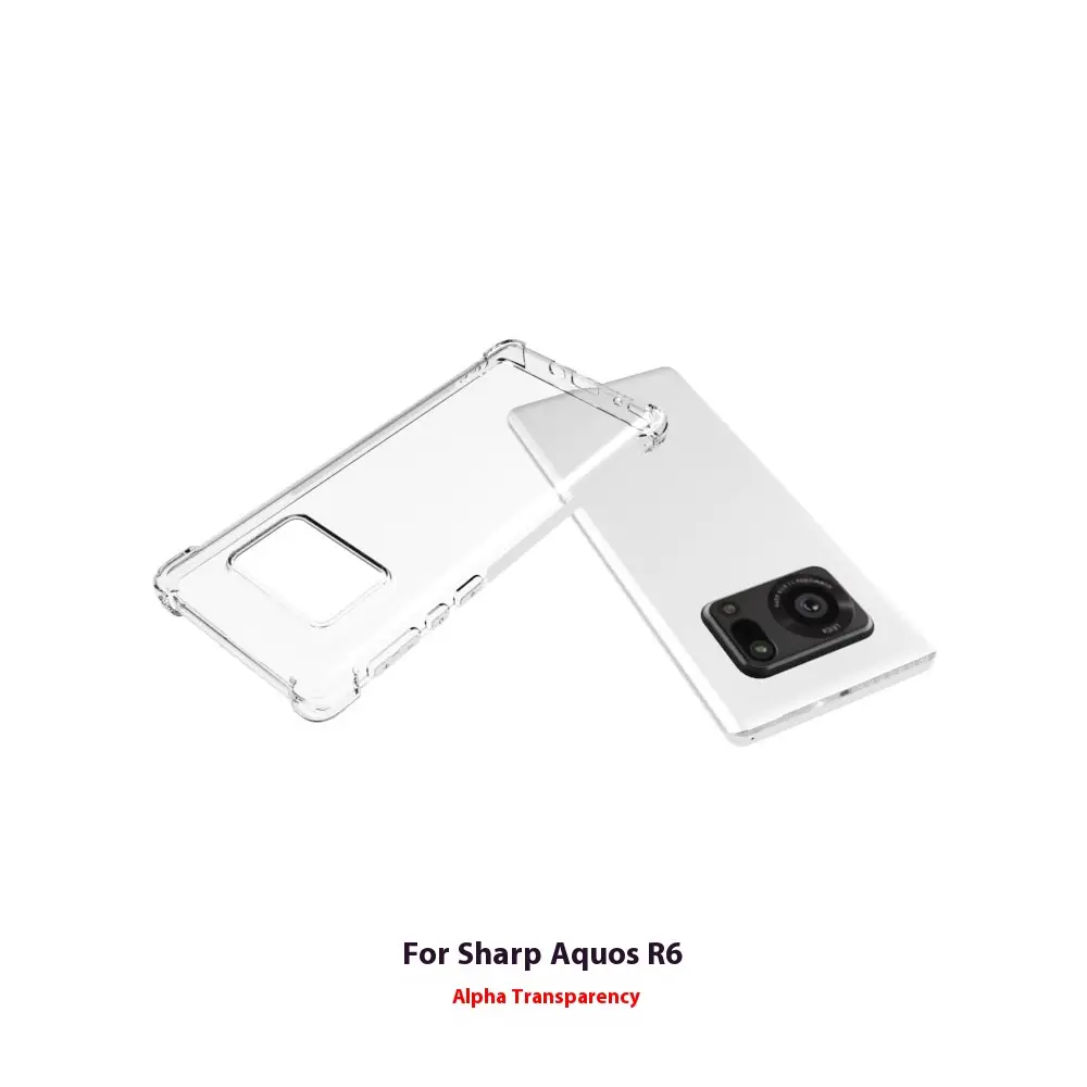 Four Corners Avoid Falling Air Pressure Airbag Transparent Phone Case