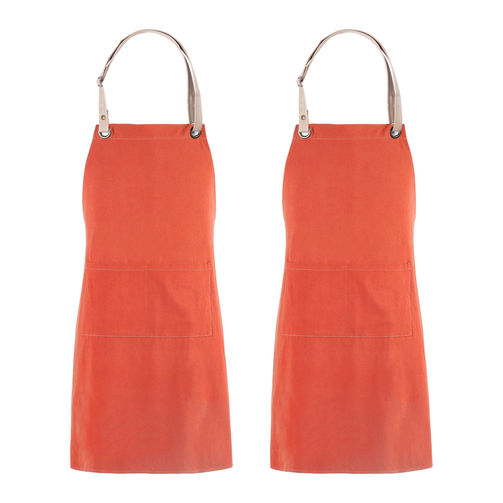 Title 6, Ten Colors Stone Washed Cotton Linen Home Apron