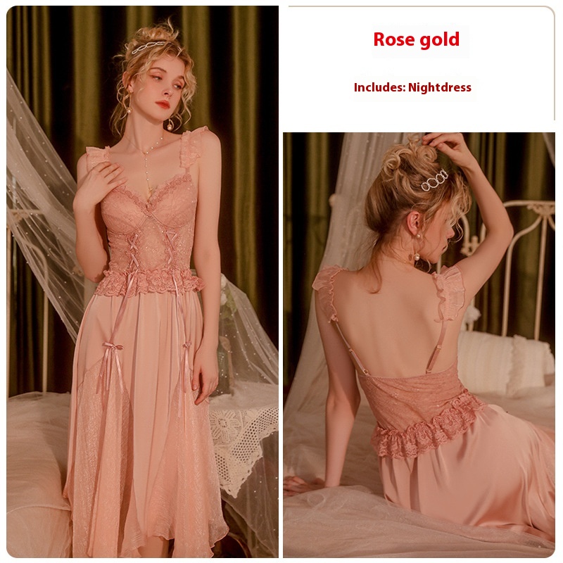 W2799 Rose Gold Nightdress