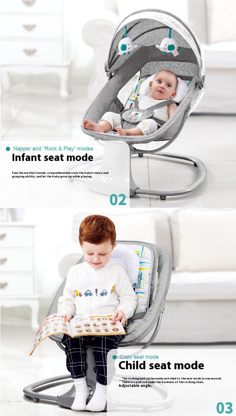 Title 5, Baby Multi-functional Comfort Chair Recliner Ne...