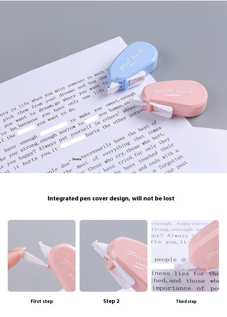 Title 1, Correction Tape Cute Girl Revision Tape Antique...