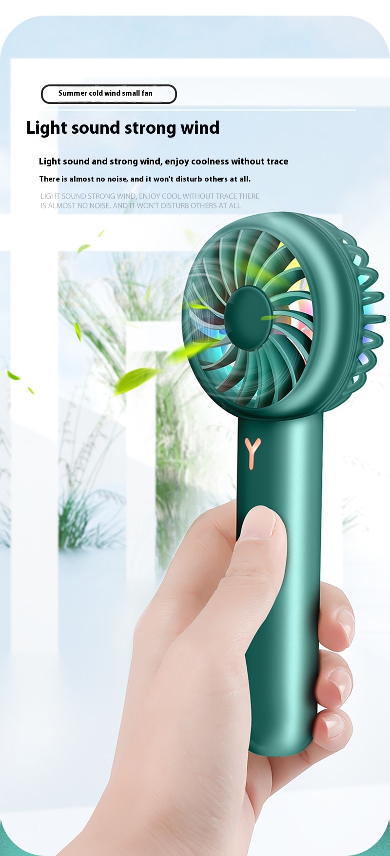 Title 8, Usb Handheld Mini Fan Charging Gift