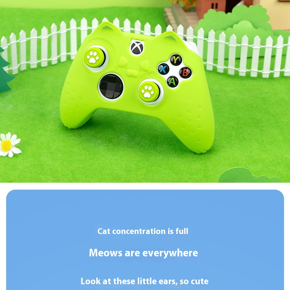 Title 14, Silicon Game Handle Case Cute Cat Ears All-incl...