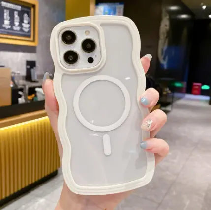 Magnetic Shell Wave Soft Phone Case