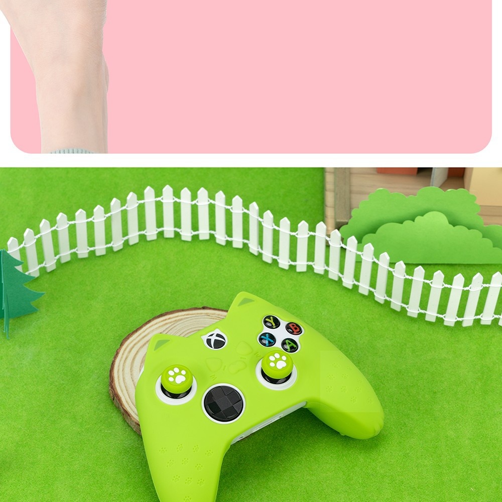 Title 2, Silicon Game Handle Case Cute Cat Ears All-incl...