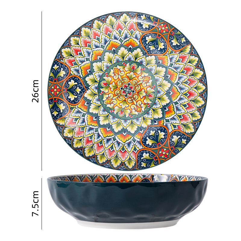 10inch soup bowl Blue