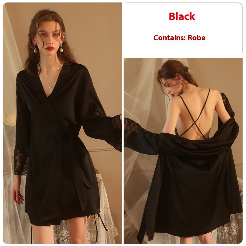 Black Outerwear Gown