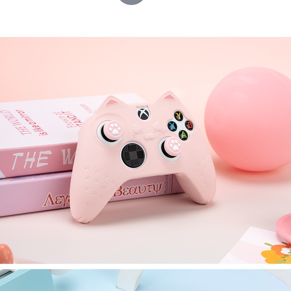 Title 1, Silicon Game Handle Case Cute Cat Ears All-incl...