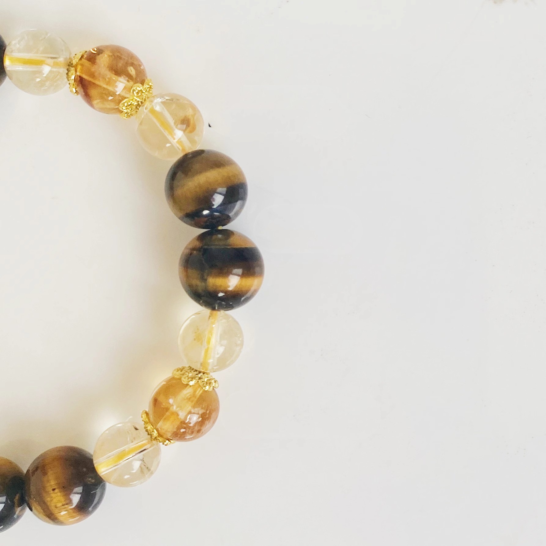 Crystal Bracelet Female Special-interest Design Natural Citrine