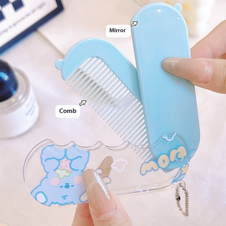 One Fold Makeup Portable Mini Mirror - Image 2