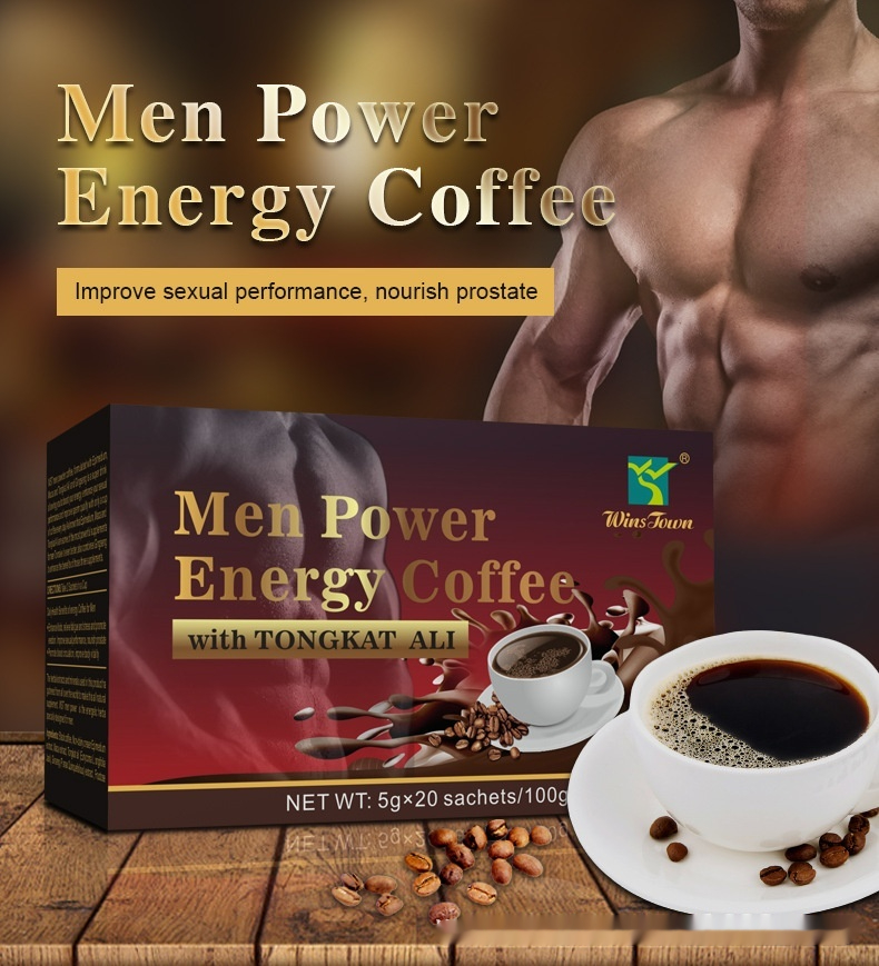 Title 5, African Male Coffee Instant Maca Energy Coffee