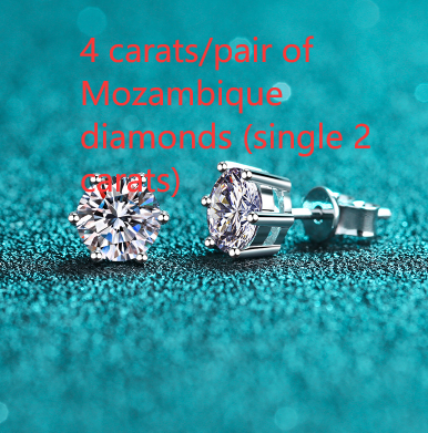 4 carats per pair