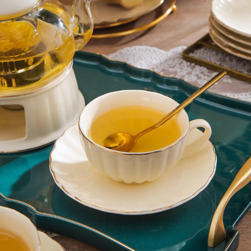 Title 3, Geurige Afternoon Tea Set met Theepot en Kopjes...
