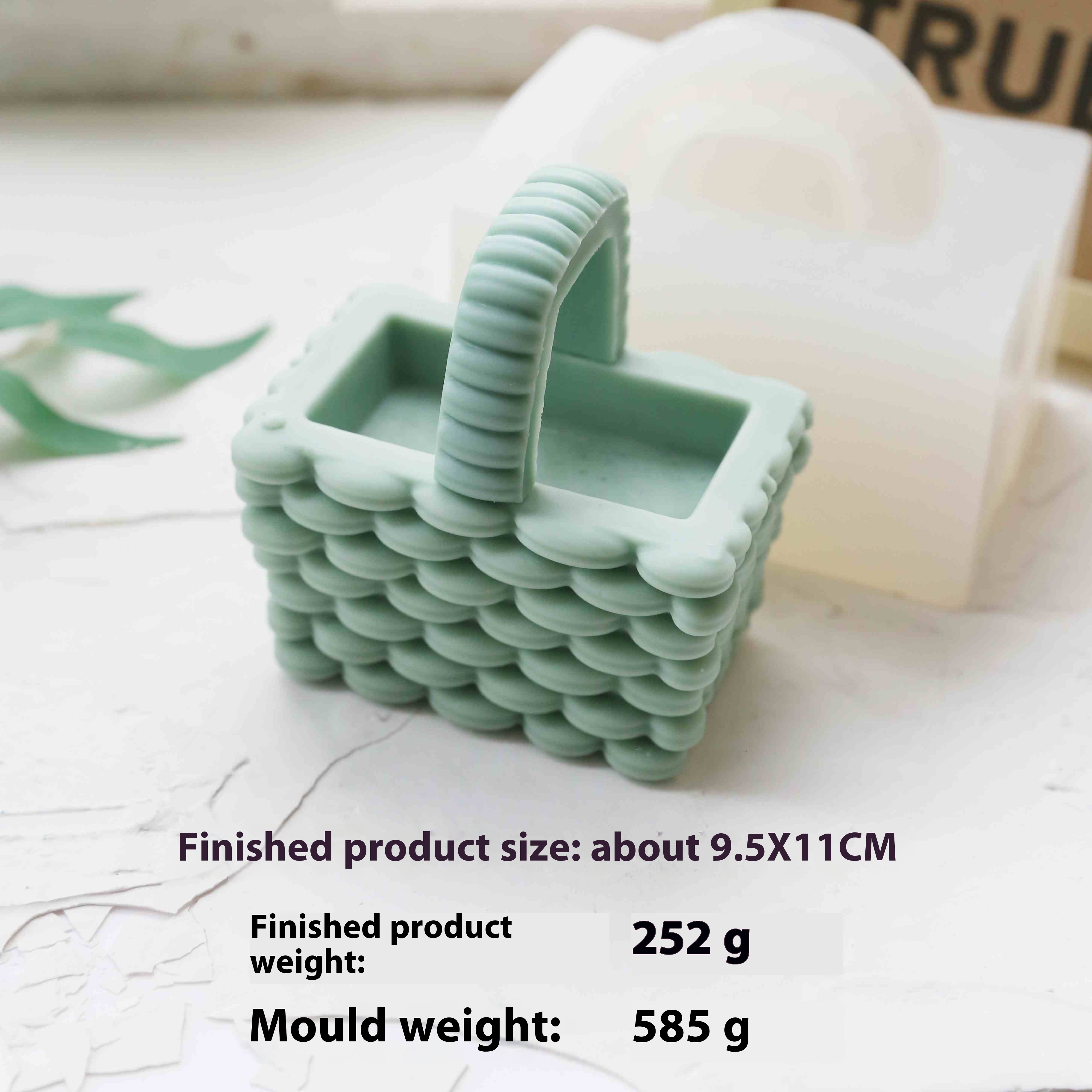 Rectangular Flower Basket Mold