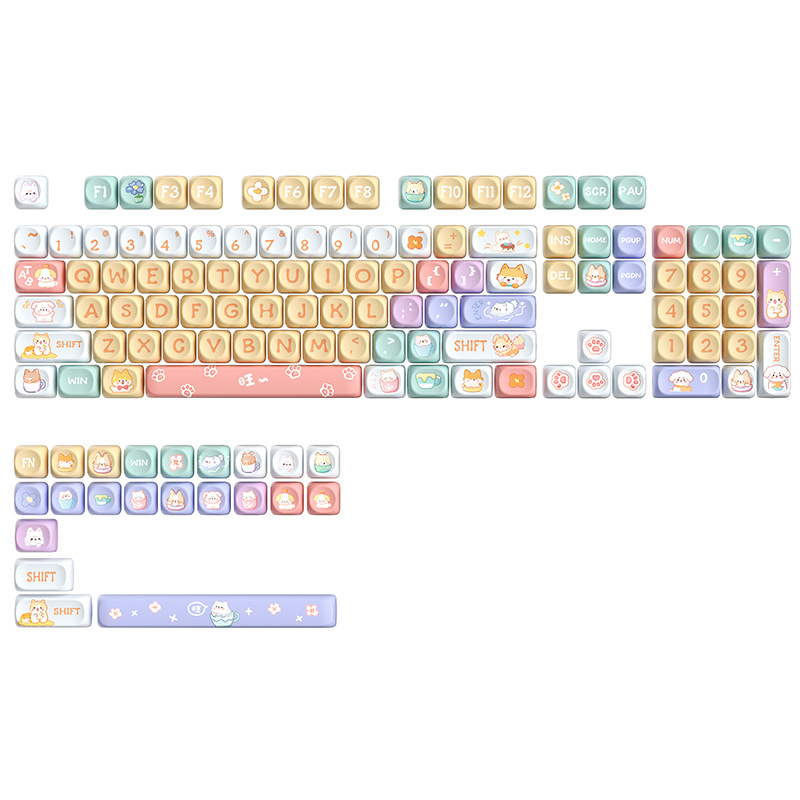 Title 3, Crayon Height Keycap Mechanical Keyboard Cap