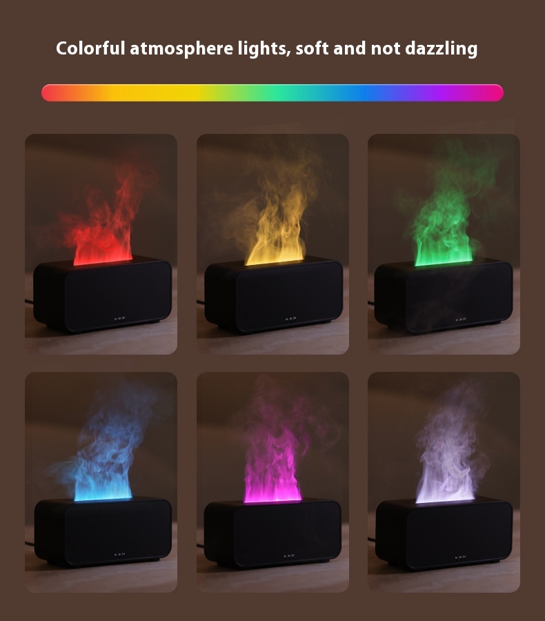 USB Aroma Diffuser Flame Humidifier – Relaxing Air Spray