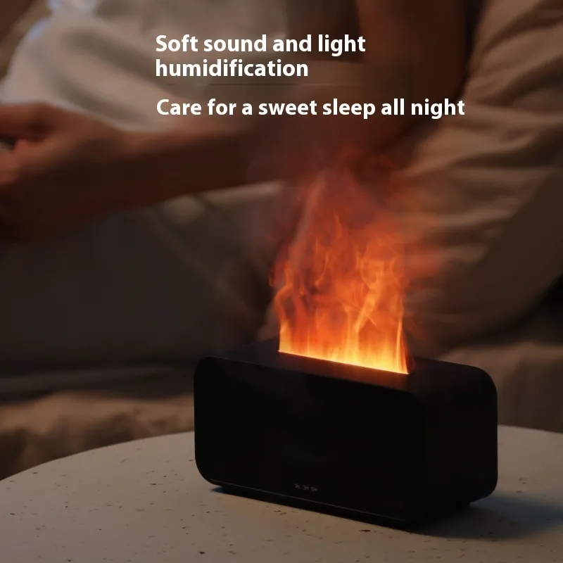 Timing Simulation Aroma Diffuser Usb Household Flame Humidifier Aromatherapy Machine Spray Air Flame Humidifier Diffuser – image 4