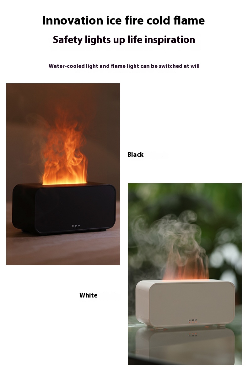 USB Aroma Diffuser Flame Humidifier – Relaxing Air Spray