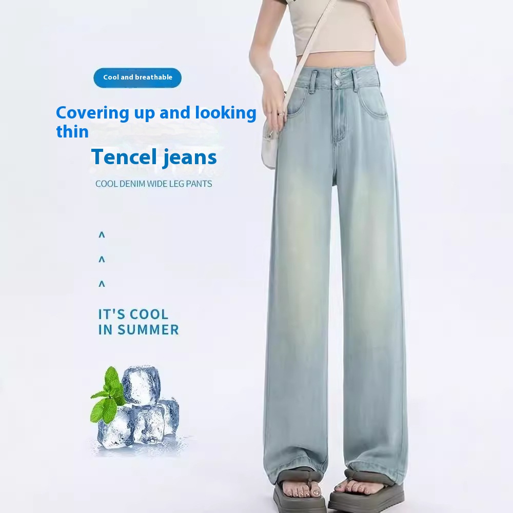 Jeans Men's Ripped Slim Straight Pants High Street Vibe