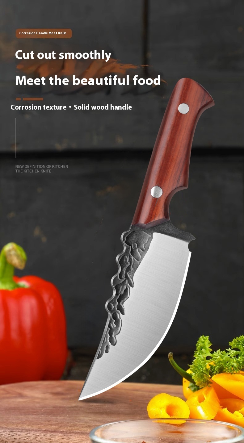 Title 6, Hand-forged Red Pear Solid Wood Handle Outdoor ...