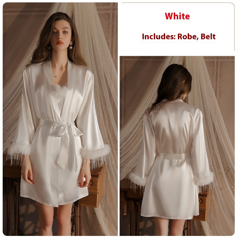 White Robe Belt