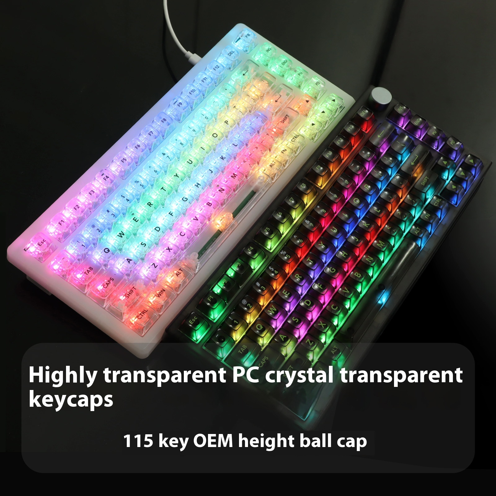EM Height 130 Key Large Full Set tastatur Cap - Miniatyr 4