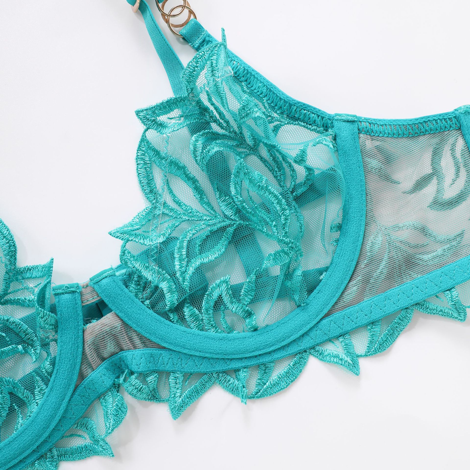 Ultra-Thin Nylon Bra Set - Breathable, Sexy & Comfortable Fit