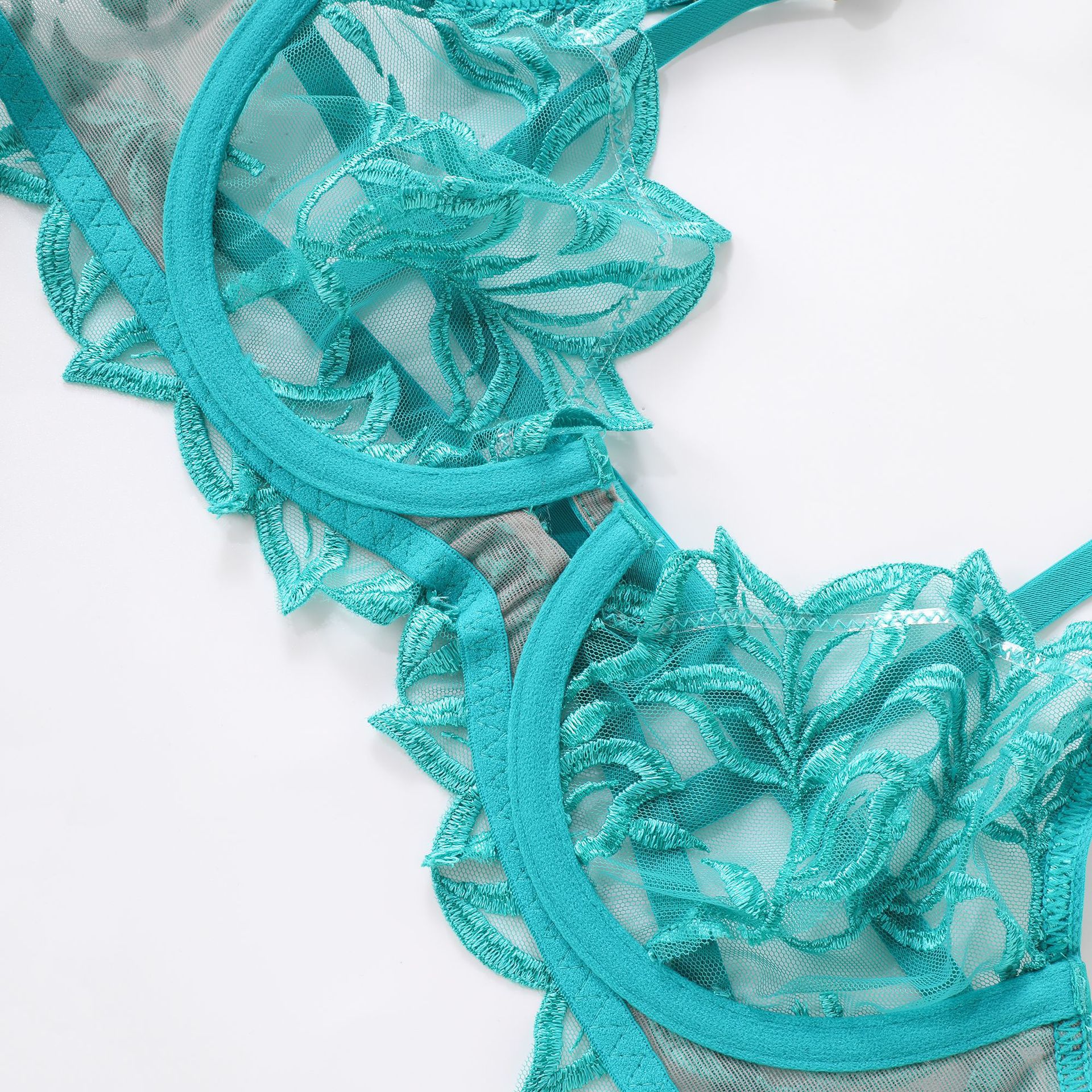 Ultra-Thin Nylon Bra Set - Breathable, Sexy & Comfortable Fit