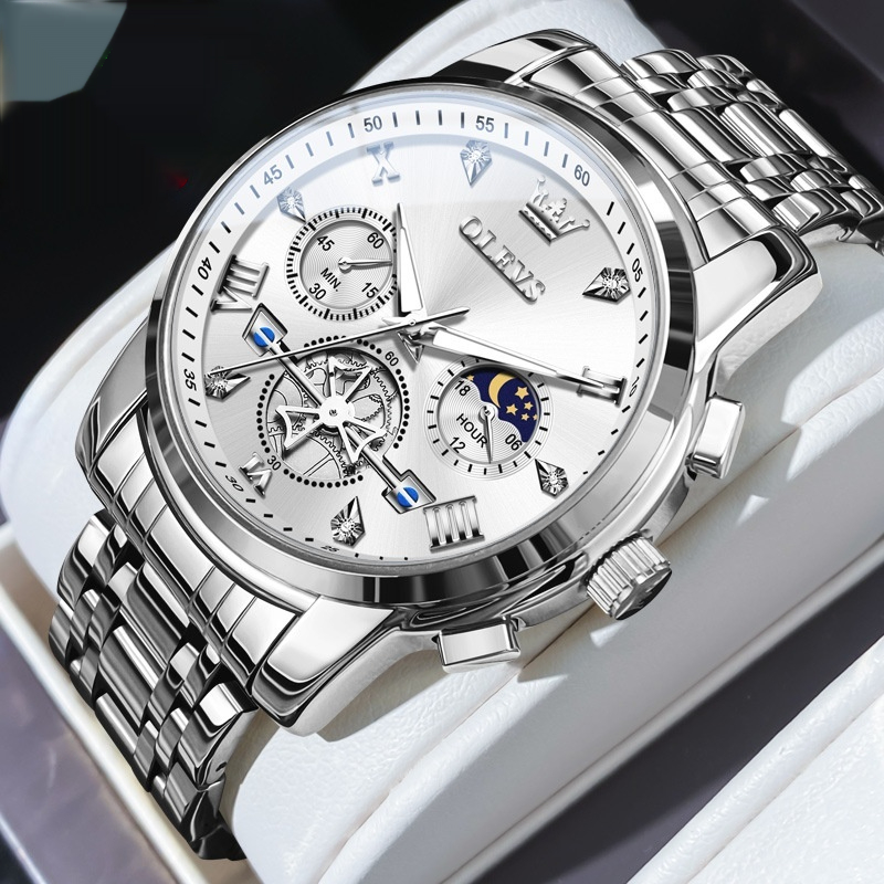 Men's Steel Belt White