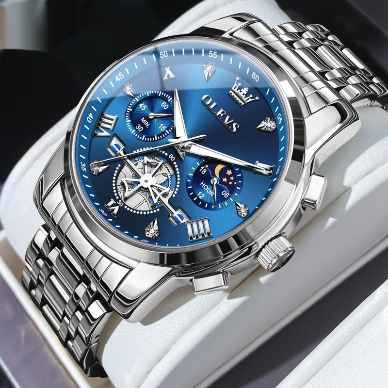 Men's Steel Band Blue