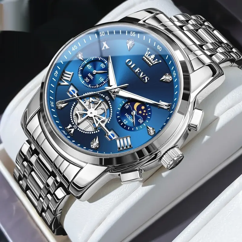 Multifunctional Waterproof Quartz Watch Luminous