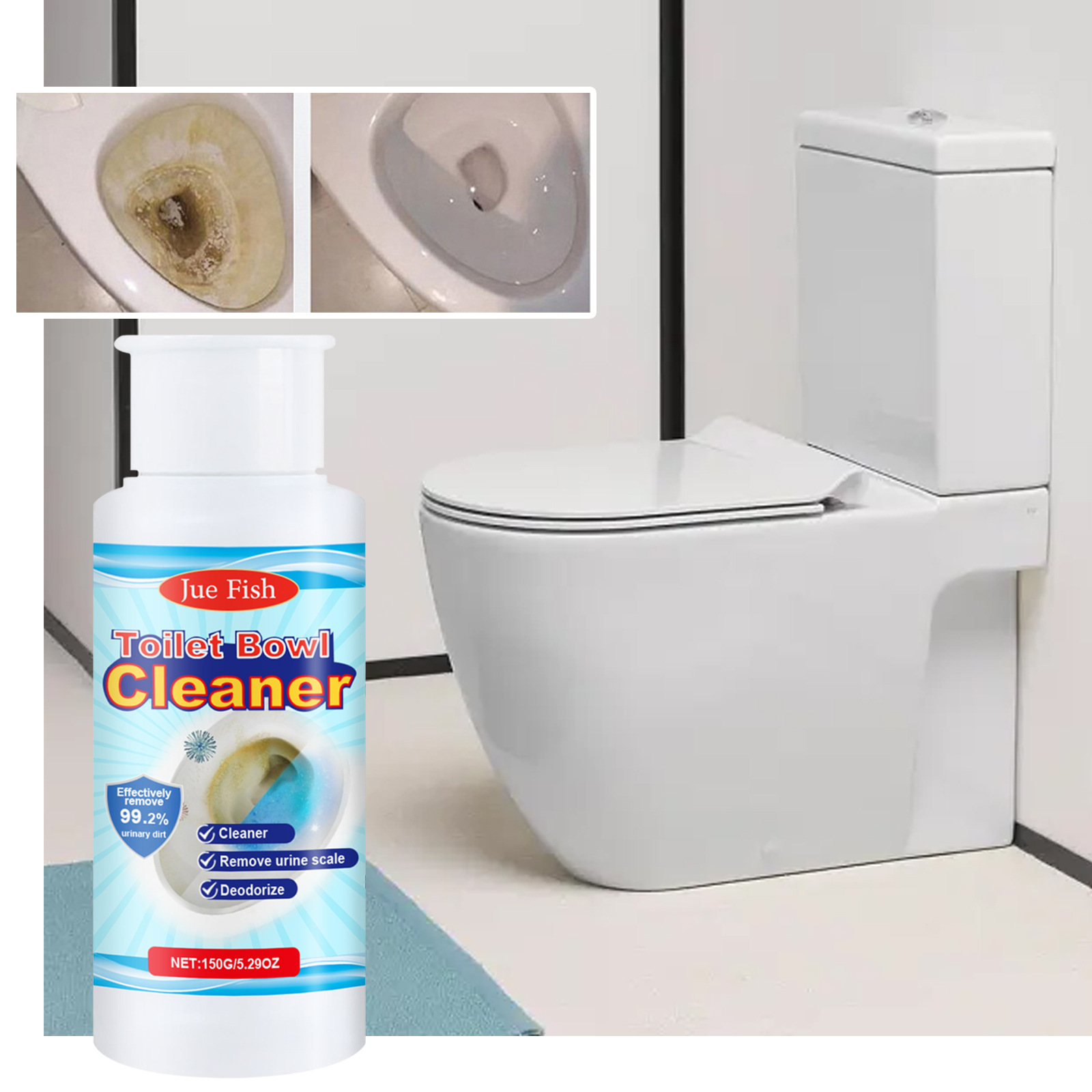 Title 2, Splash Foam Toilet Cleaner Bathroom Decontamina...