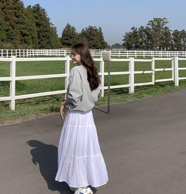 Printed Loose Leisure All-matching Drawstring Long-sleeved Sweater