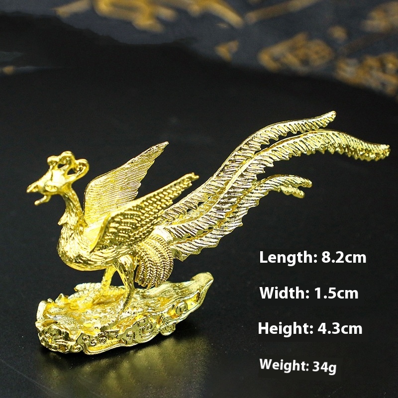 Phoenix Incense Holder Gold