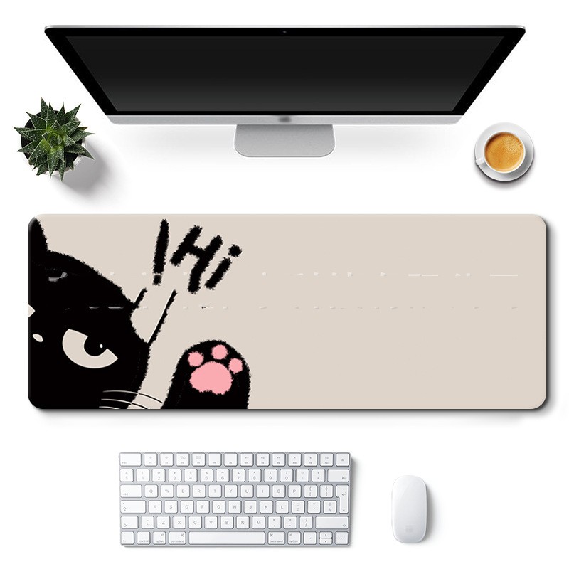 Title 3, Gaming Electronic Sports Mouse Pad Cute Cat Car...