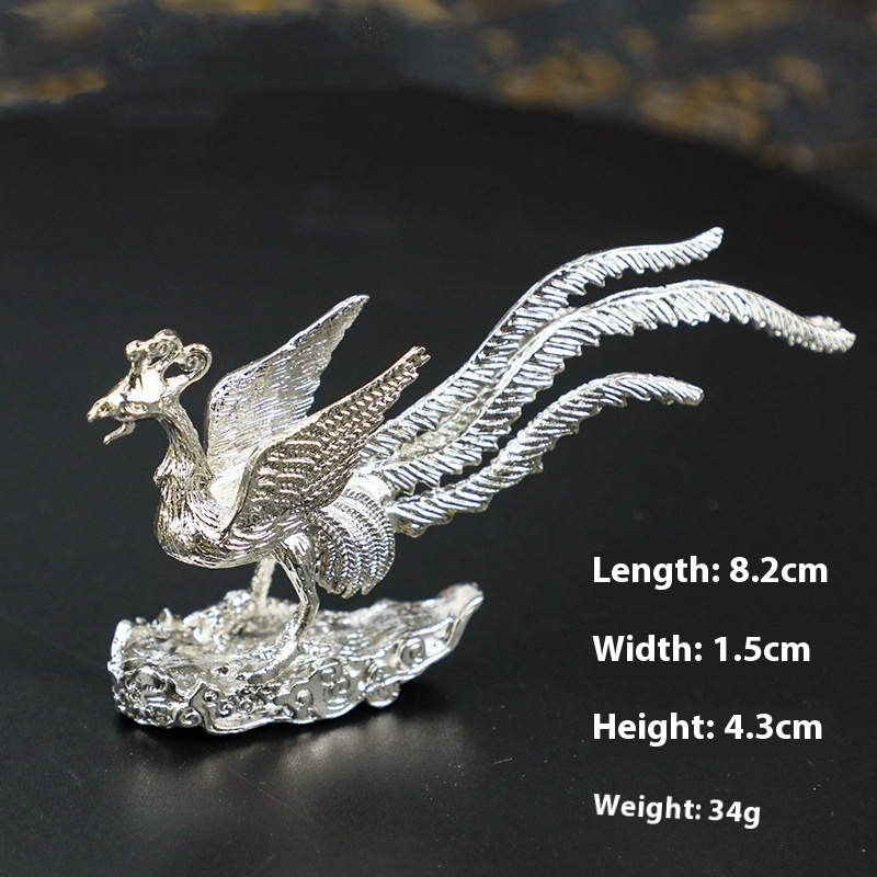 Phoenix Incense Holder Silver