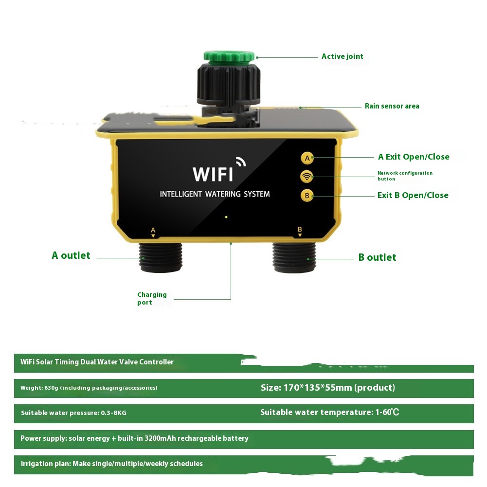 Title 1, Solar WiFi Graffiti Smart Water Valve Controlle...