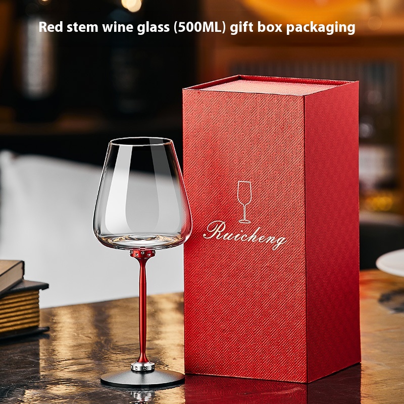 Red Wine Glass With Gift Box