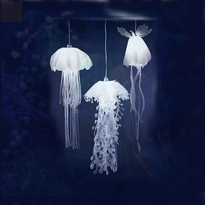 Optical Fiber Jellyfish Lamp TV Aerial Photography