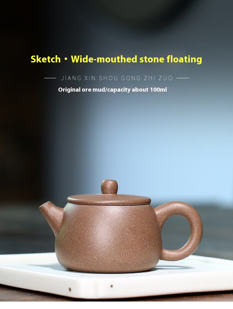 Title 4, Wide Mouth Stone Ladle Mini Small Capacity Kung...