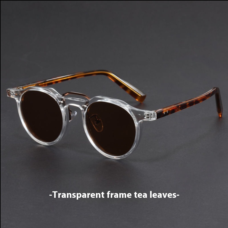 Transparent frame tea piece