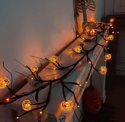 Orange Pumpkin Vine