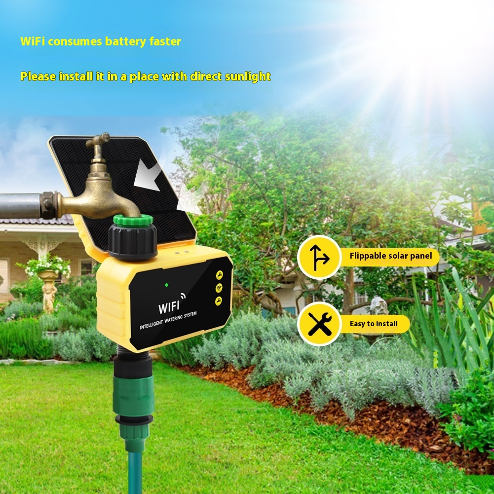 Title 4, WiFi Smart Timing Irrigator Solar Controller